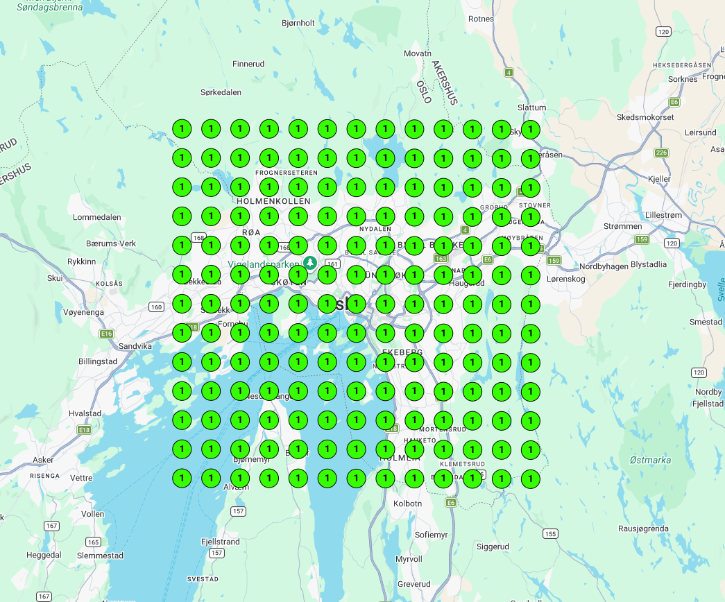 Lokal SEO synlighet kart