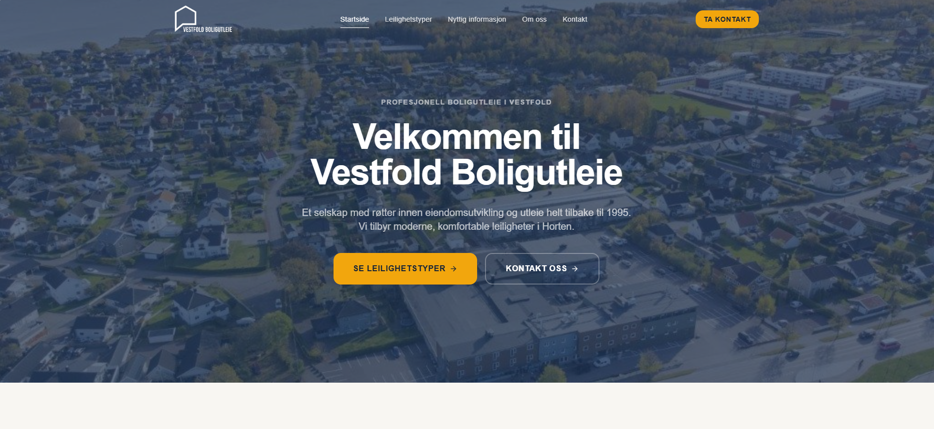 Nettside etter redesign